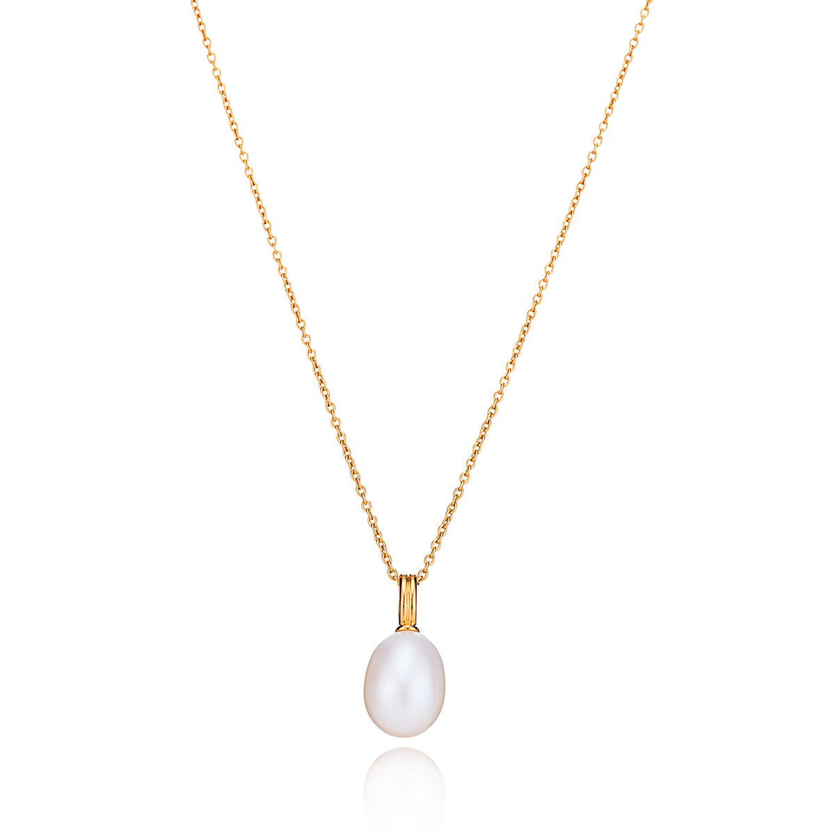 Classic Pearl Gold Necklace - Lulu B London Jewellery