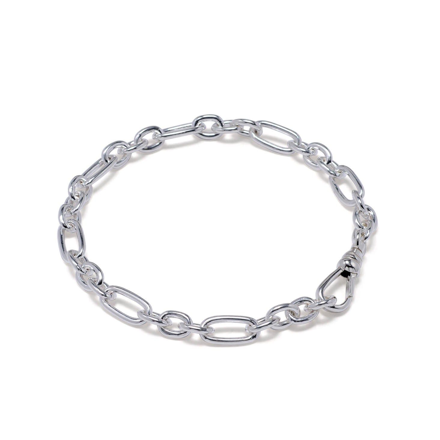 Silver Chain Bracelet - Fetter (7 or 7.5" chain available)