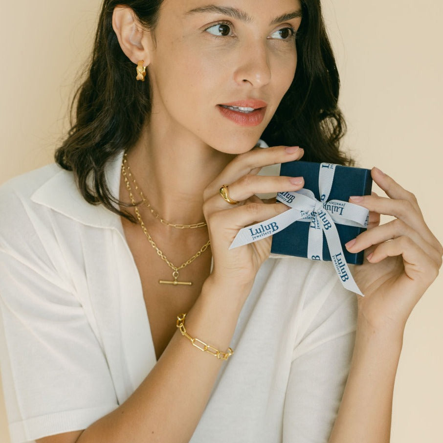 Gold Chain Bracelet - Oxford