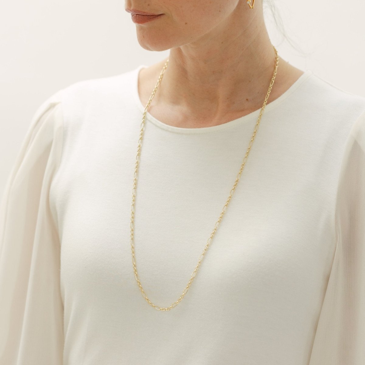Classic Gold Link Chain Necklace (18" or 30" available) - Lulu B Jewellery