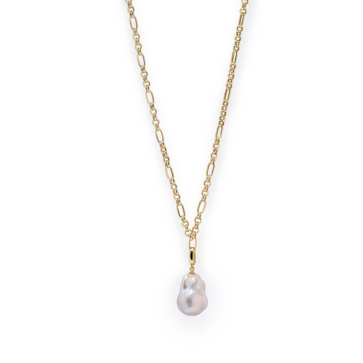 Classic Gold Link Chain Necklace (18" or 30" available) - Lulu B Jewellery