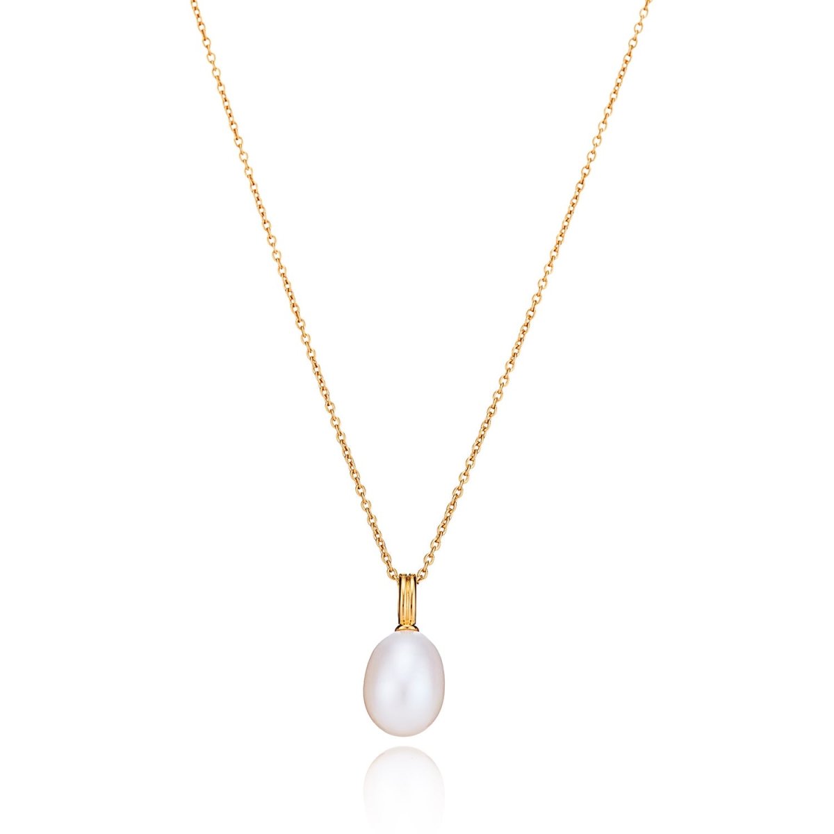 Classic Pearl Gold Necklace - Lulu B London - Timeless Jewellery