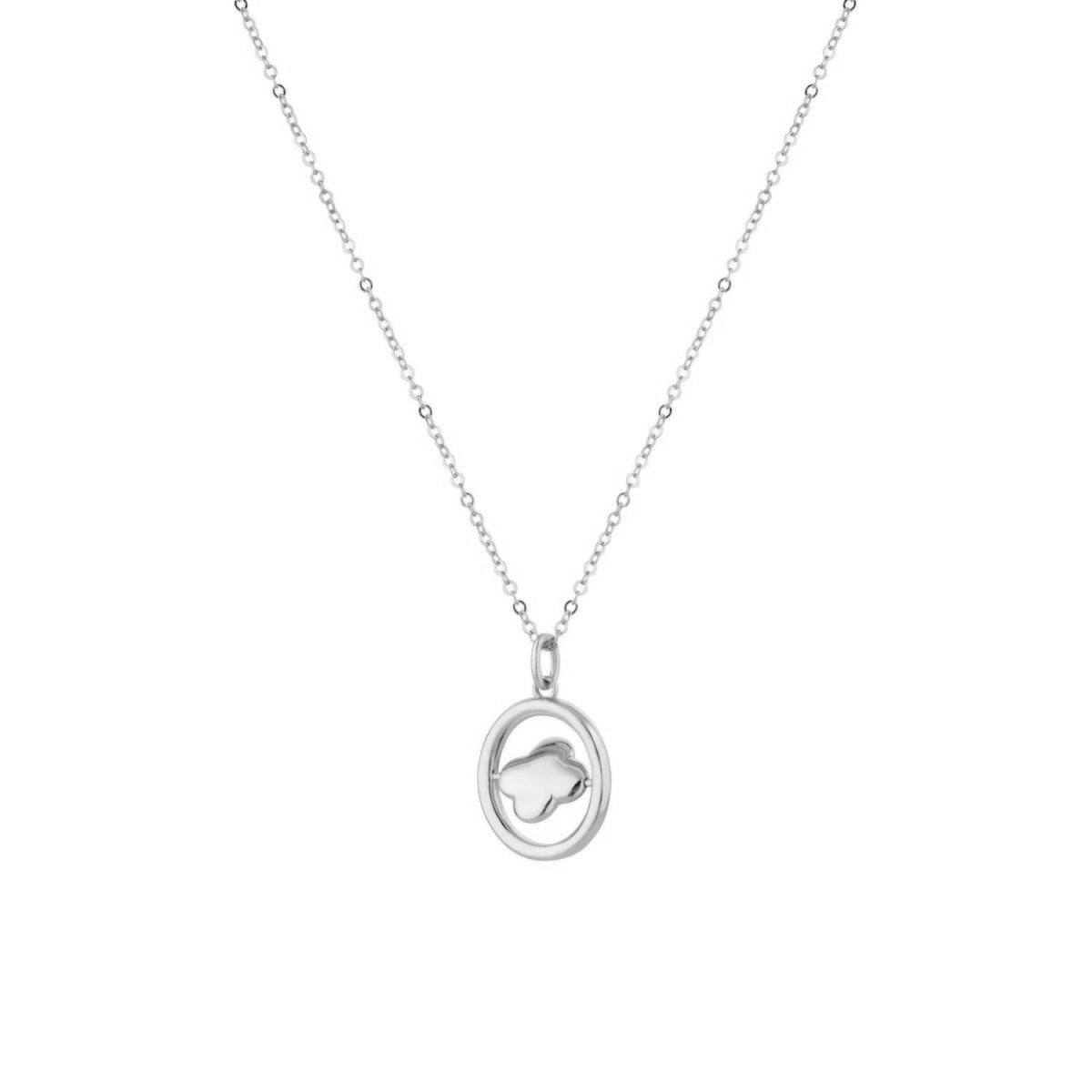 Clover Silver Swivel Necklace - Lulu B Jewellery