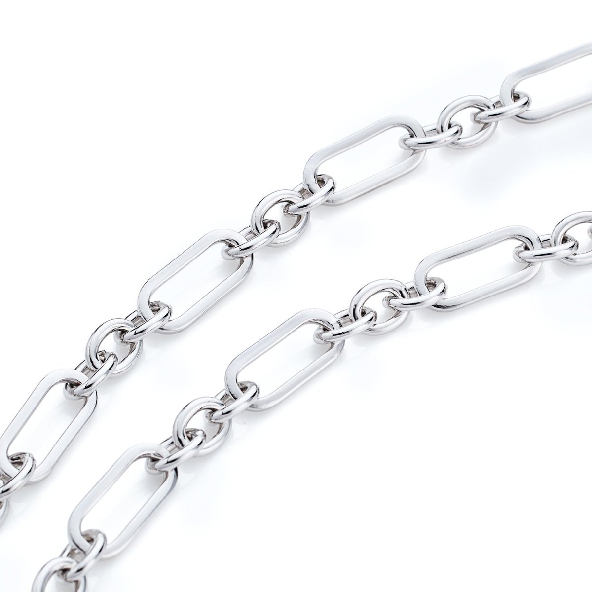 Figaro Chain Silver Necklace - Siena - Lulu B London - Timeless Jewellery