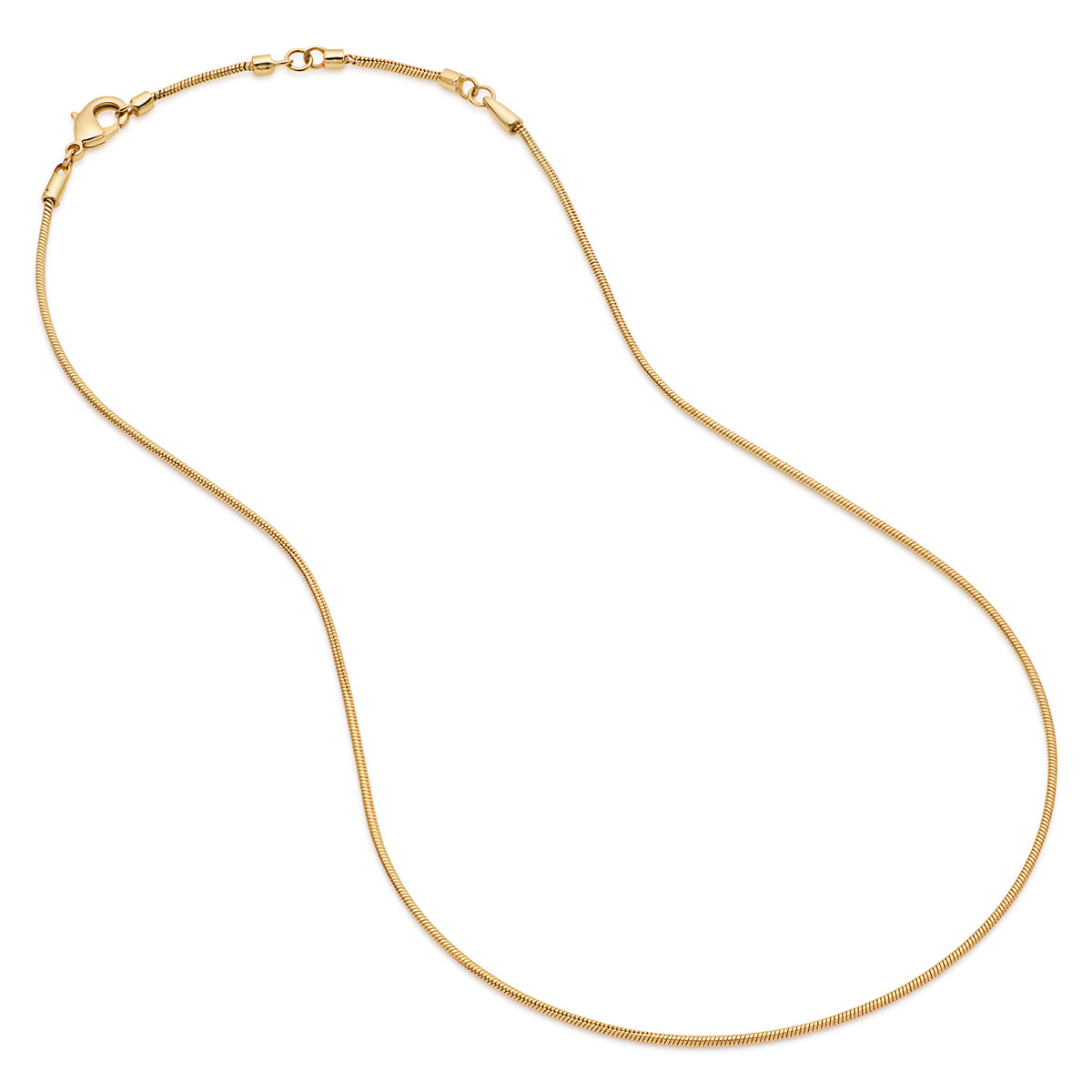 Snake Chain Gold Necklace - Lulu B London - Timeless Jewellery