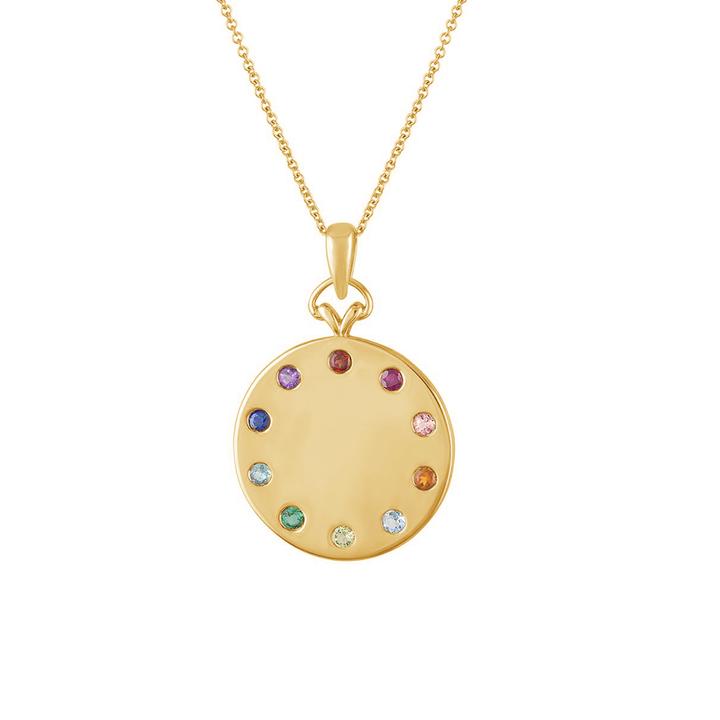 Gold Rainbow Necklace - Lulu B Jewellery