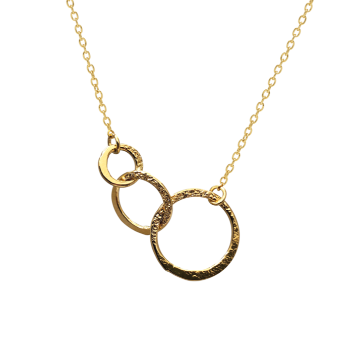 Gold Trinity Necklace - Lulu B Jewellery