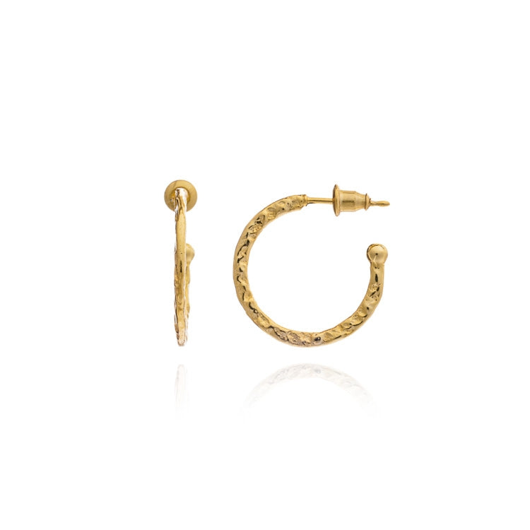 Gold Harley Hoop Earrings - Lulu B Jewellery
