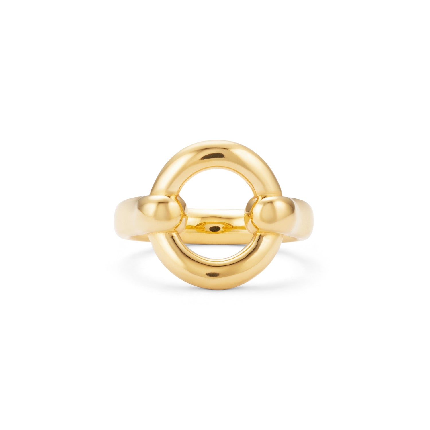 Circle Gold Ring - Siena