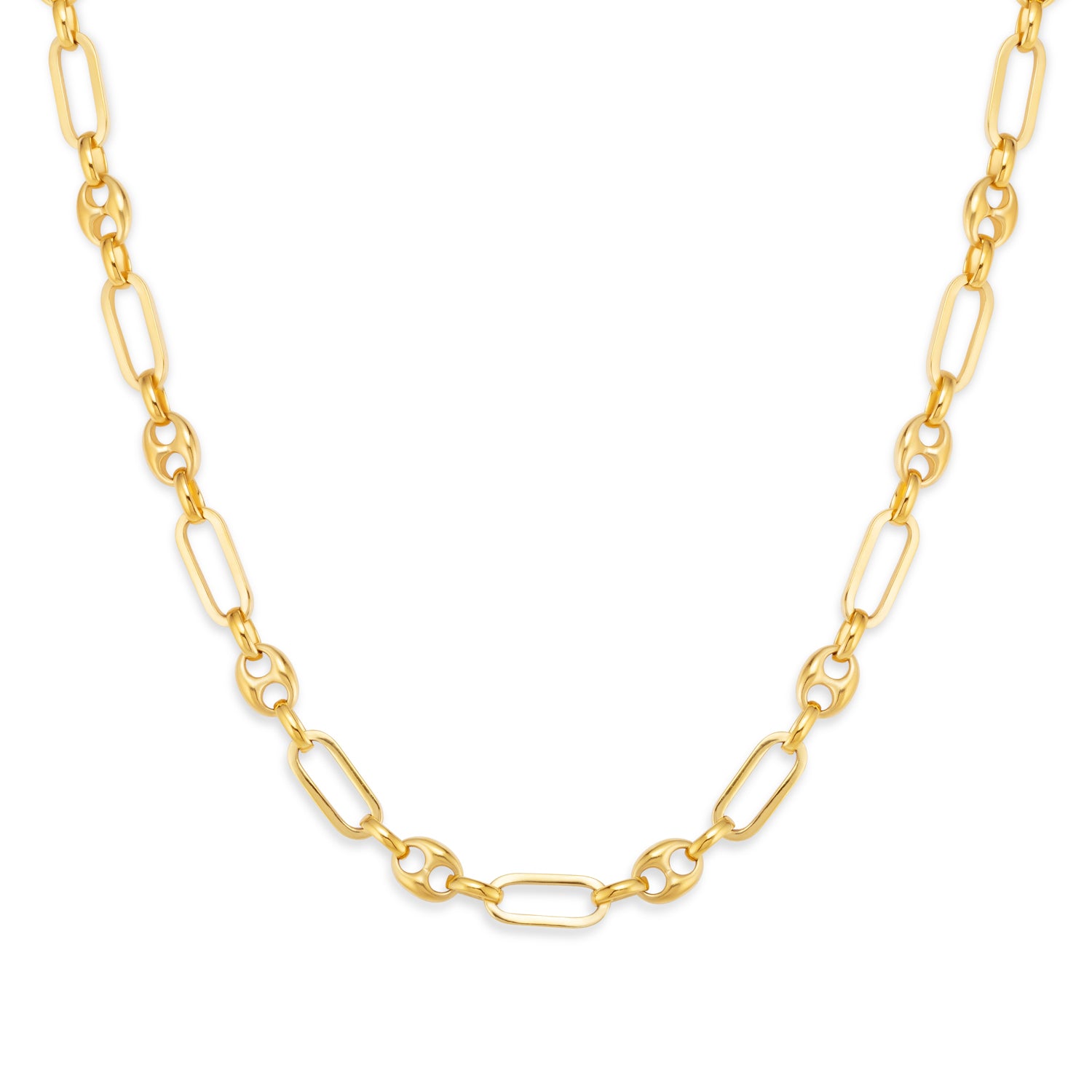 Marina T-Bar Gold Chain Necklace - Siena