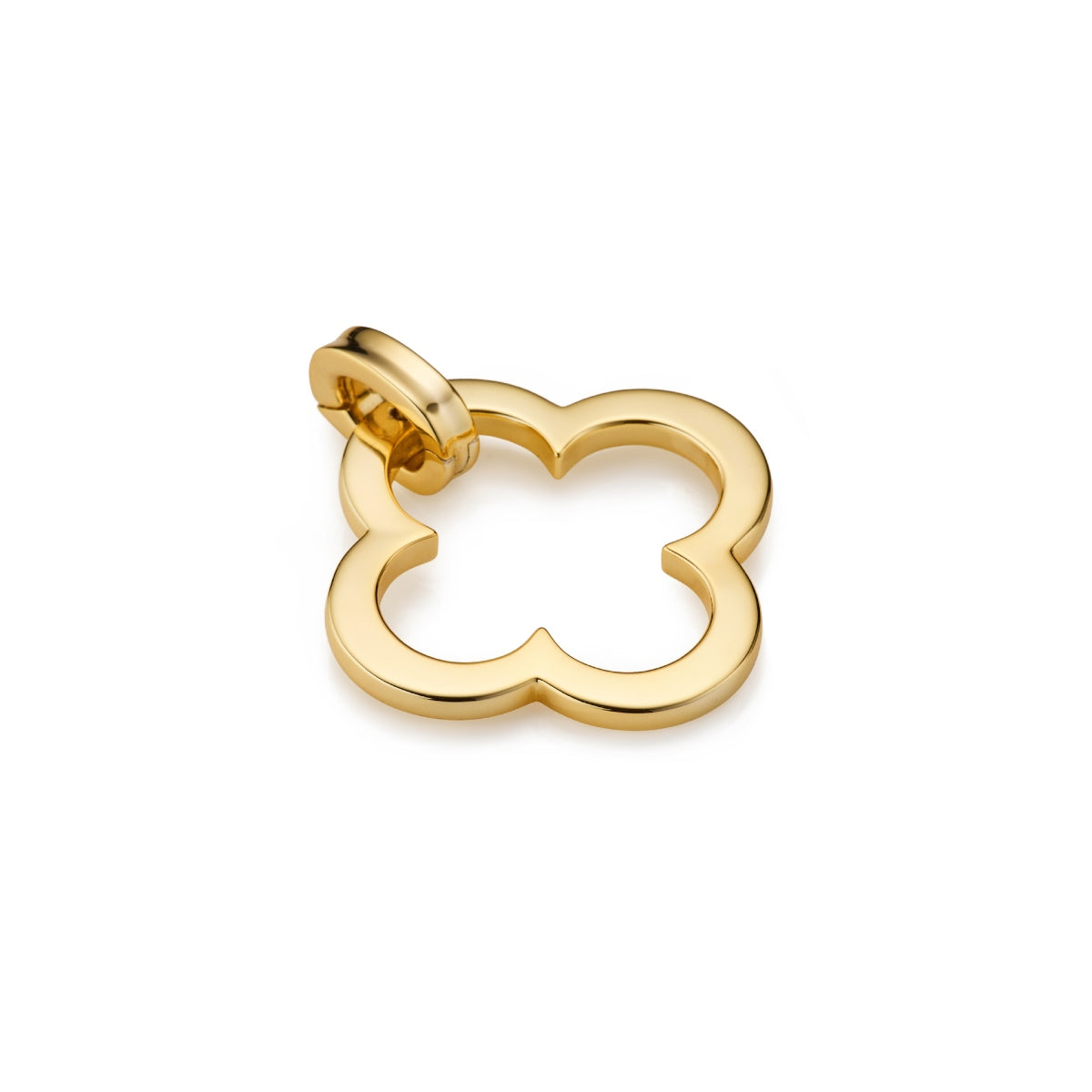 Clover Clip Large Gold Charm - Lulu B London Jewellery