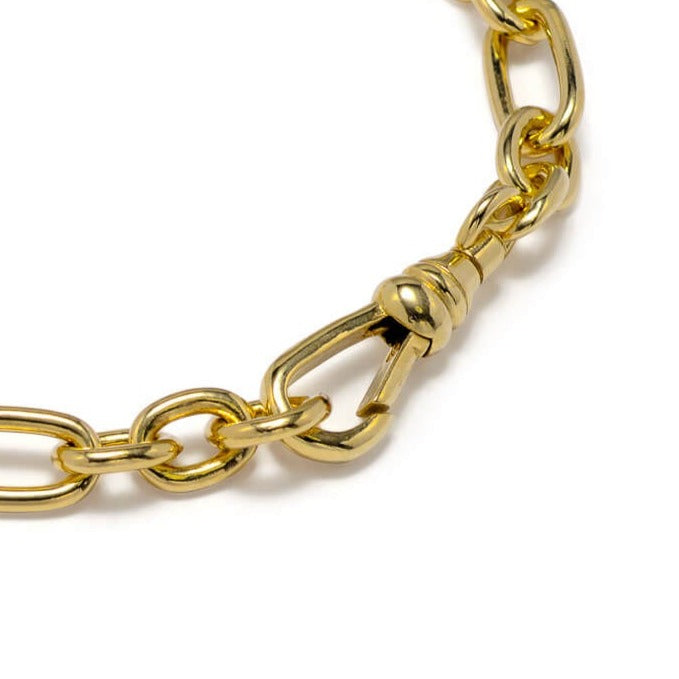 Gold Chain Bracelet - Fetter (7 or 7.5" chain available)