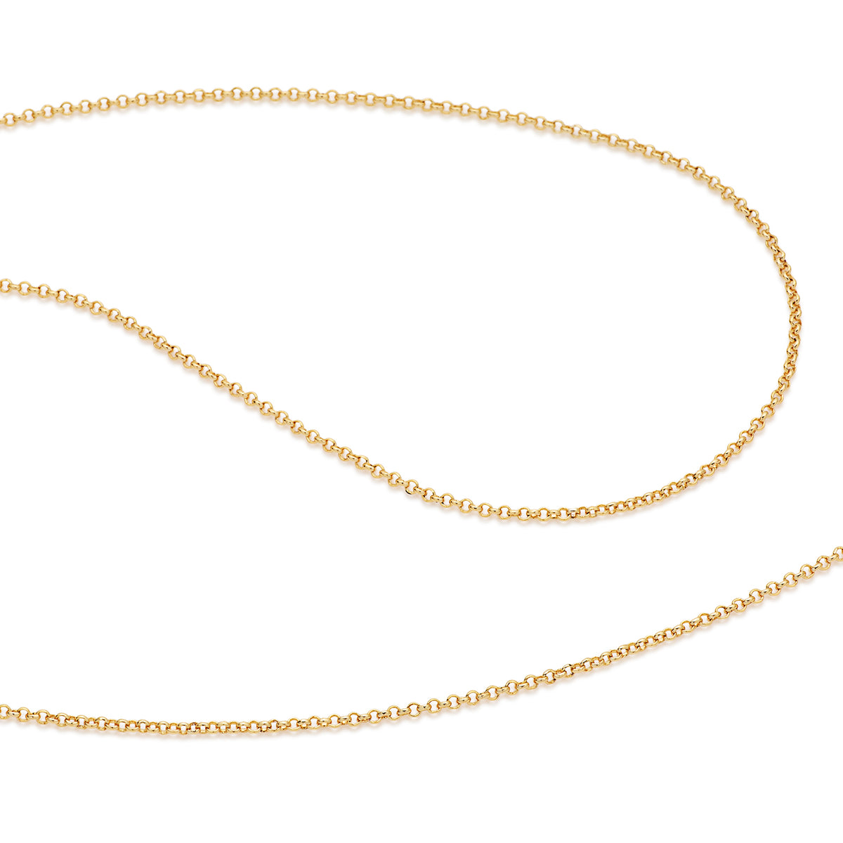 Long Classic Belcher Gold Chain - Lulu B London Jewellery