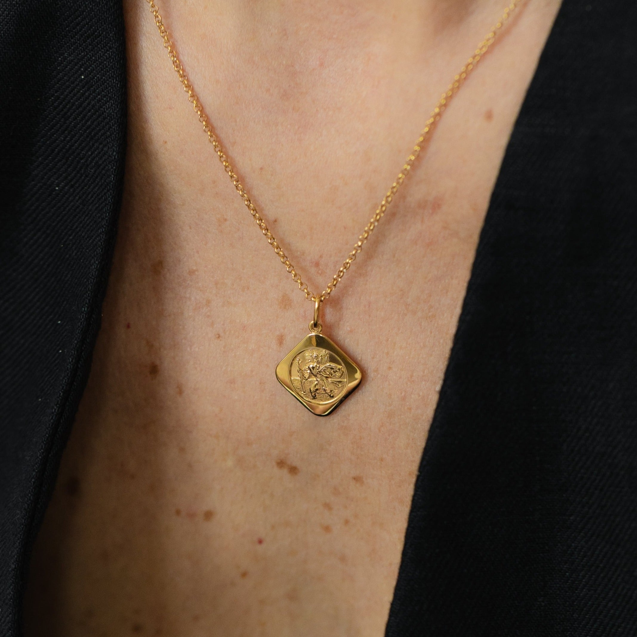 St Christopher Gold Necklace