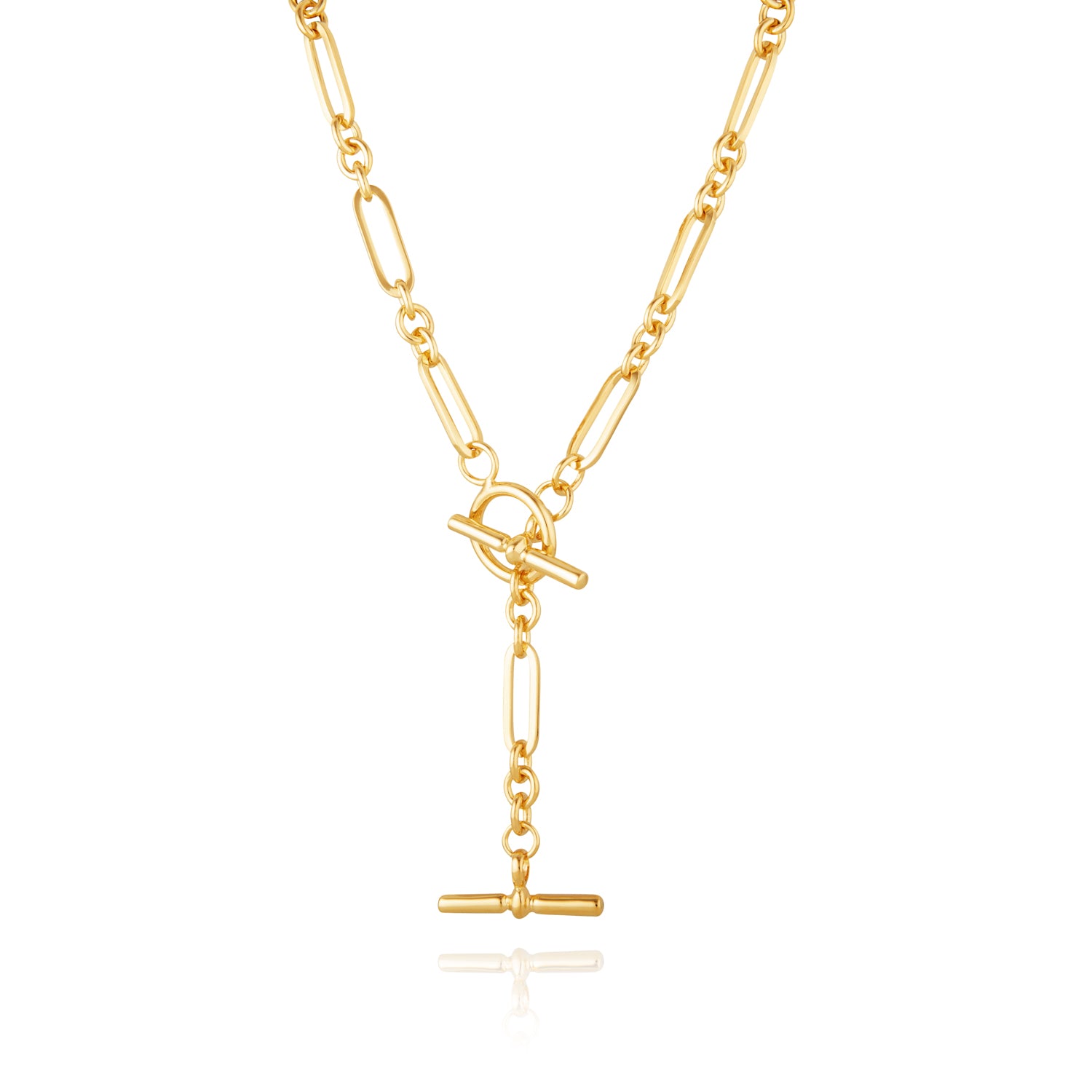 T-Bar Lariat Chain Necklace - Lulu B London Jewellery
