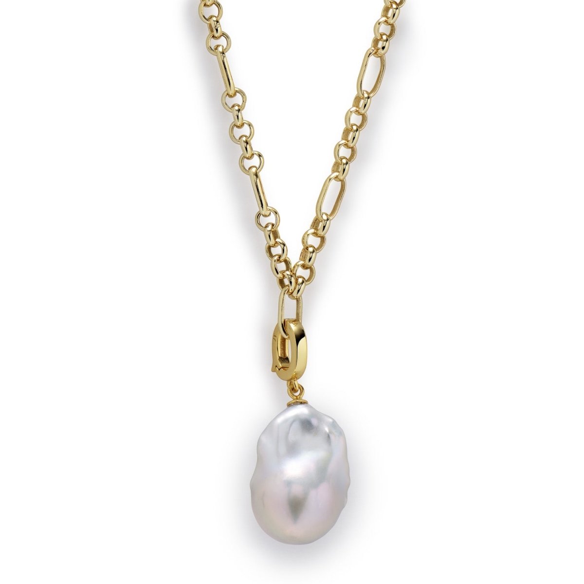 Baroque Pearl Detachable Clip - On Pendant Charm - Lulu B Jewellery