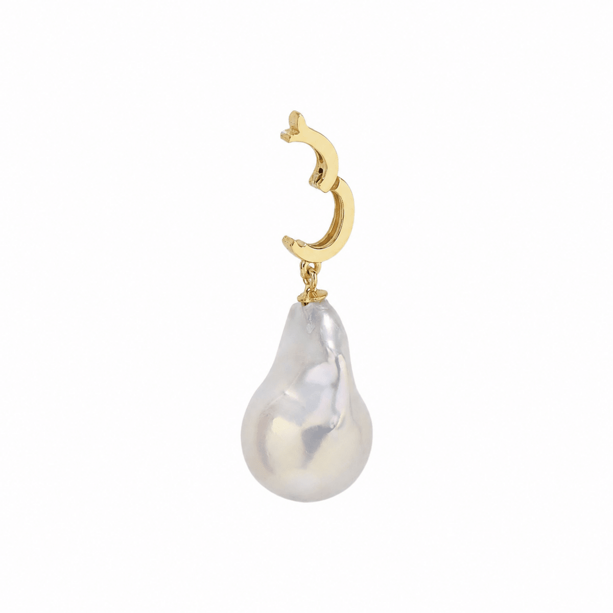 Baroque Pearl Detachable Clip-On Pendant Charm - Lulu B London - Timeless Jewellery