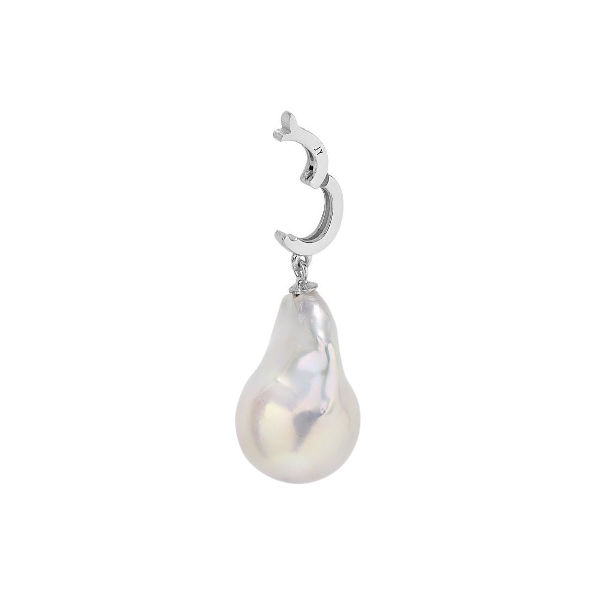 Baroque Pearl Detachable Silver Clip - On Pendant Charm - Lulu B Jewellery