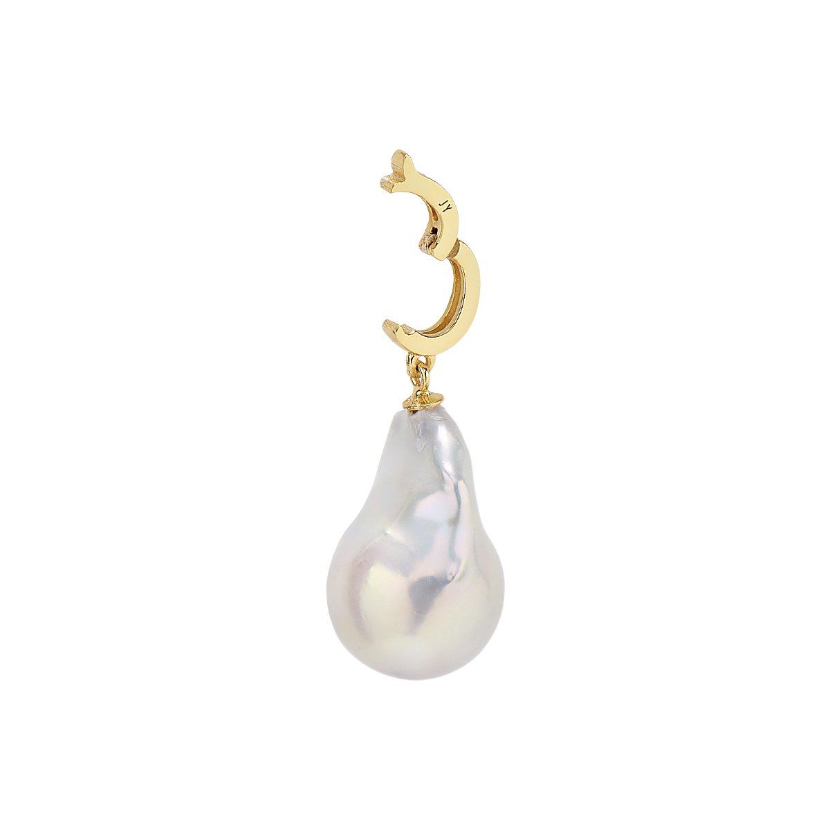 Baroque Pearl Statement Chain Link Gold Necklace - Lulu B Jewellery