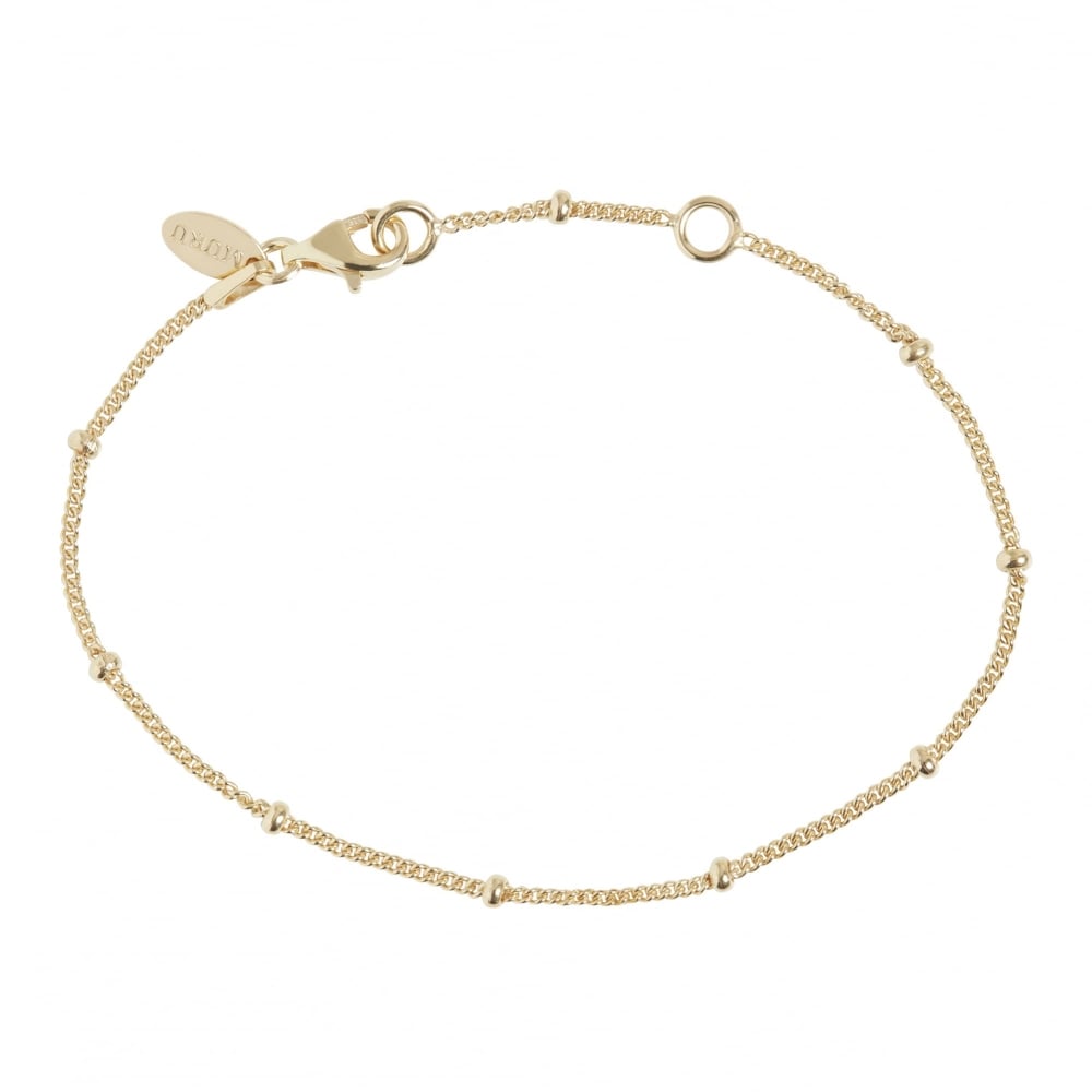 Beaded Gold Chain Bracelet - Lulu B Jewellery