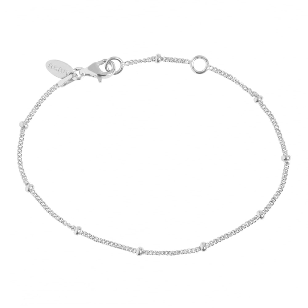 Beaded Silver Chain Bracelet - Lulu B Jewellery