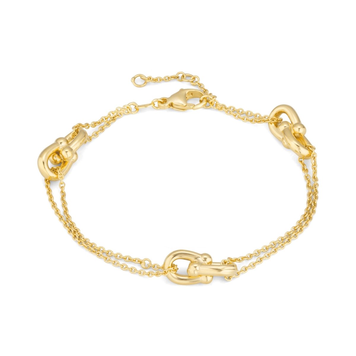 Buckle Gold Chain Bracelet - Siena - Lulu B Jewellery