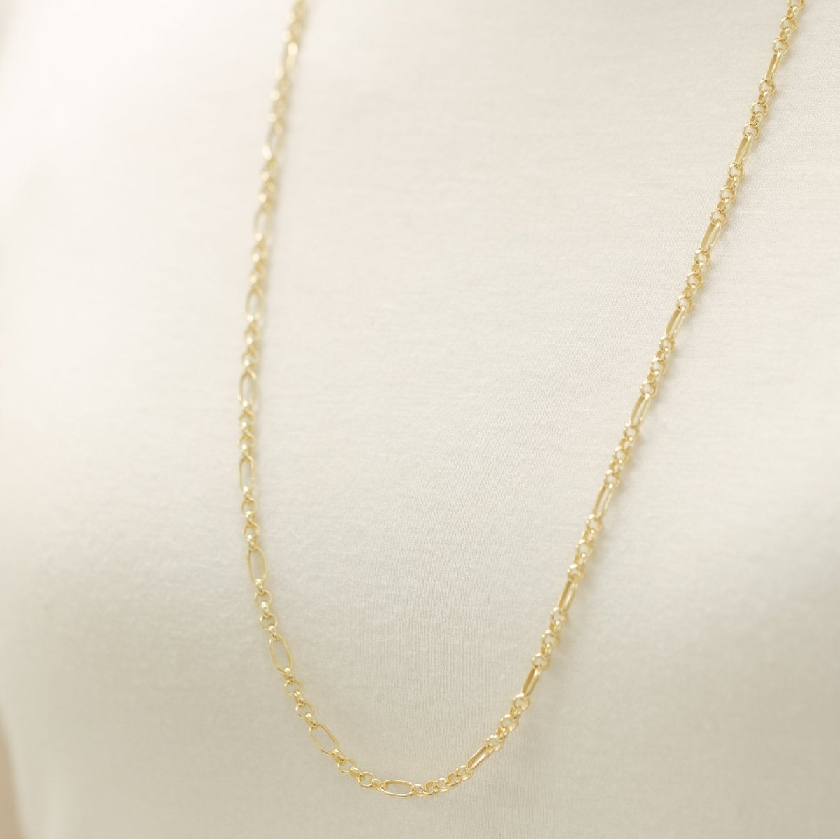 Classic Gold Link Chain Necklace (18" or 30" available) - Lulu B Jewellery