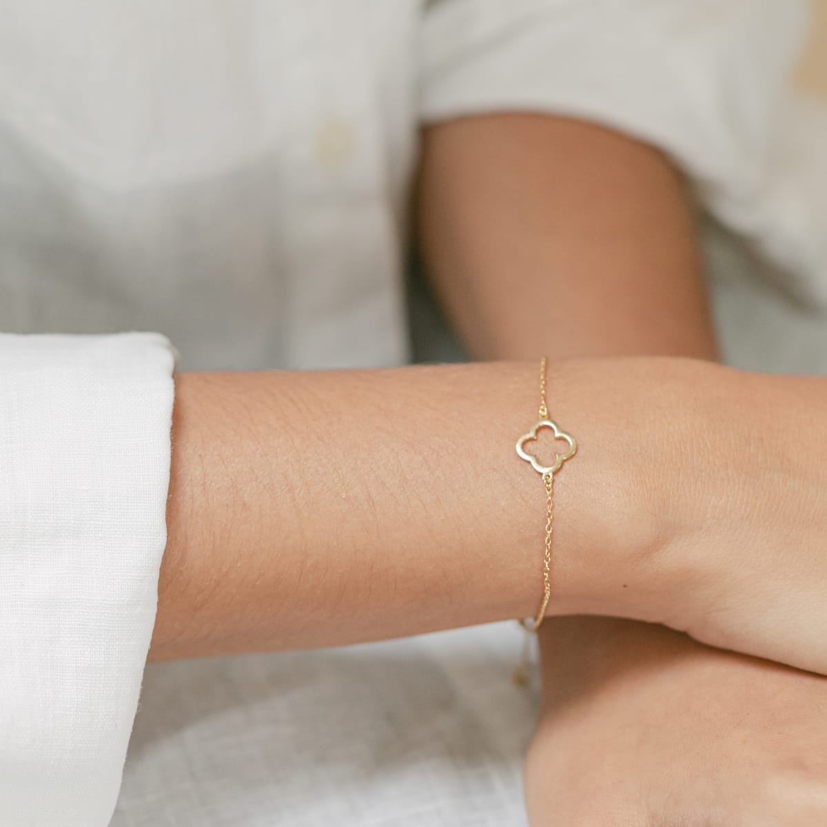 Clover Bracelet (Gold) - Lulu B Jewellery