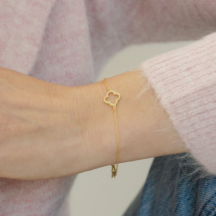 Clover Bracelet (Gold) Lulu B Jewellery — free download