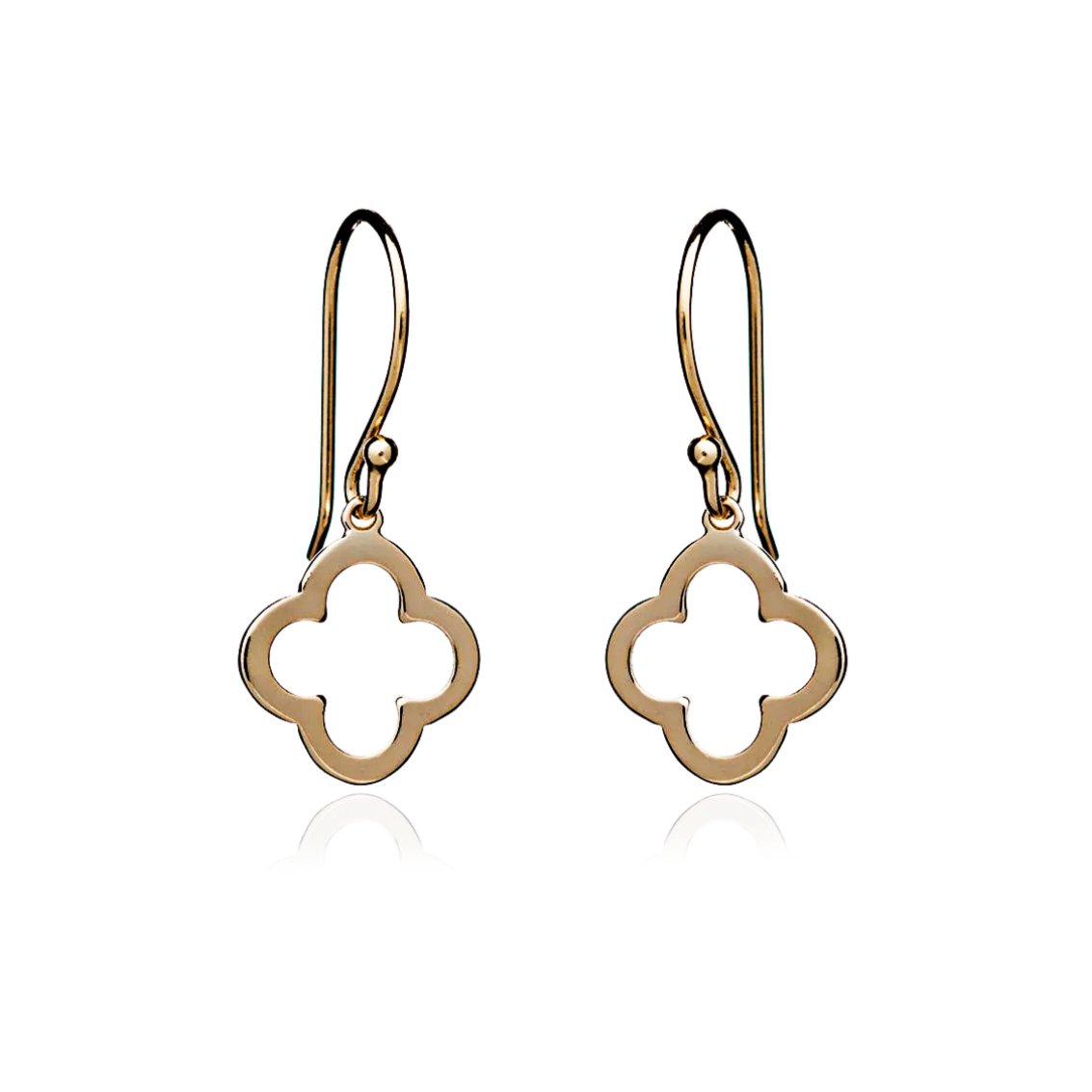 Clover Drops (Gold) - Lulu B Jewellery