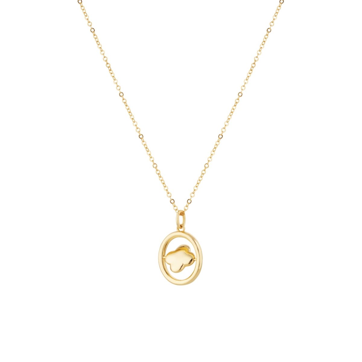 Clover Gold Swivel Necklace - Lulu B Jewellery