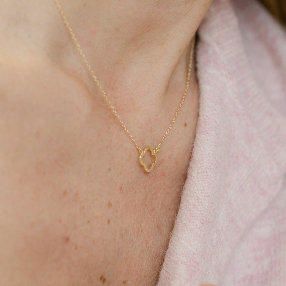 Clover Necklace (Gold) - Lulu B Jewellery