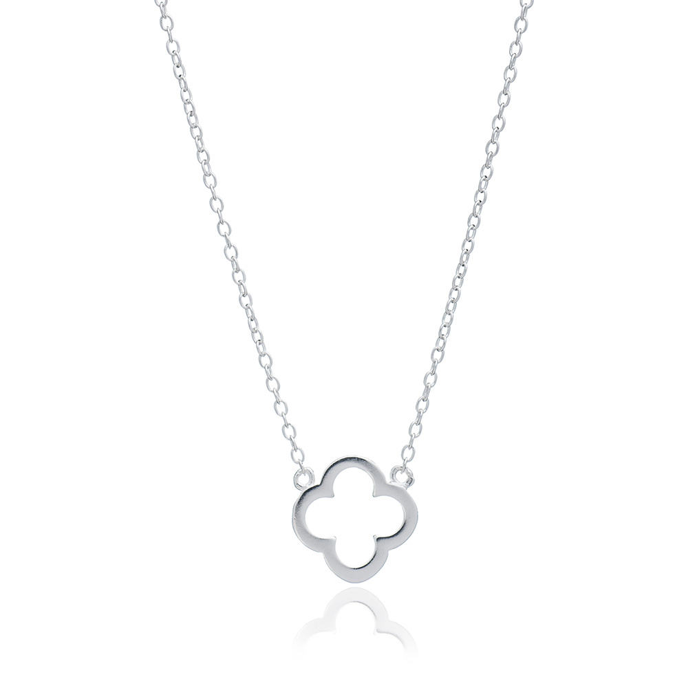 Clover Necklace (Silver) - Lulu B Jewellery