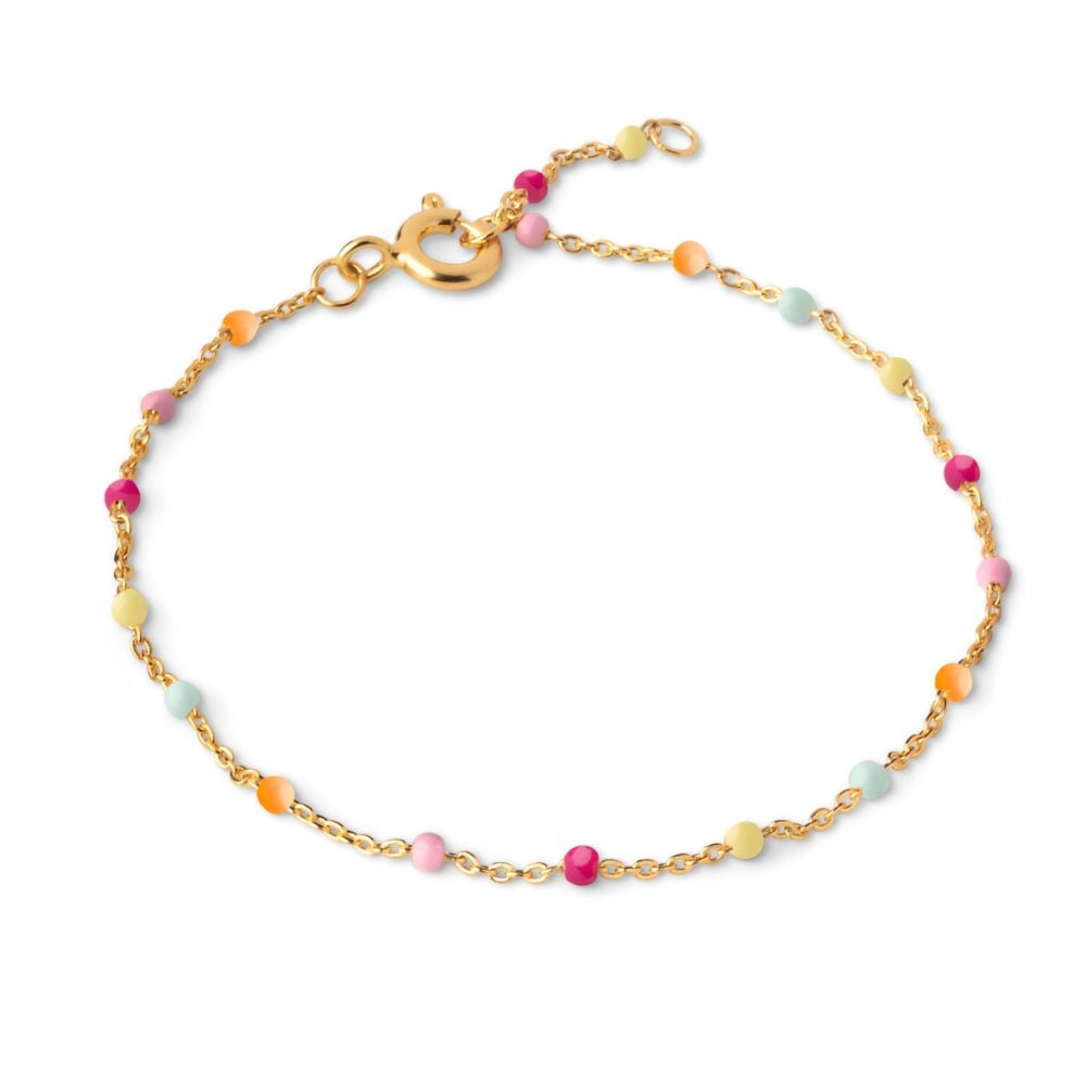 Enamel Gold Bracelet - Rio - Lulu B Jewellery