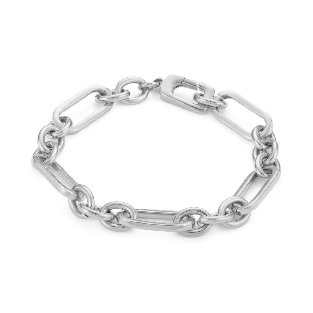 Figaro Chain Silver Bracelet - Siena - Lulu B London - Timeless Jewellery