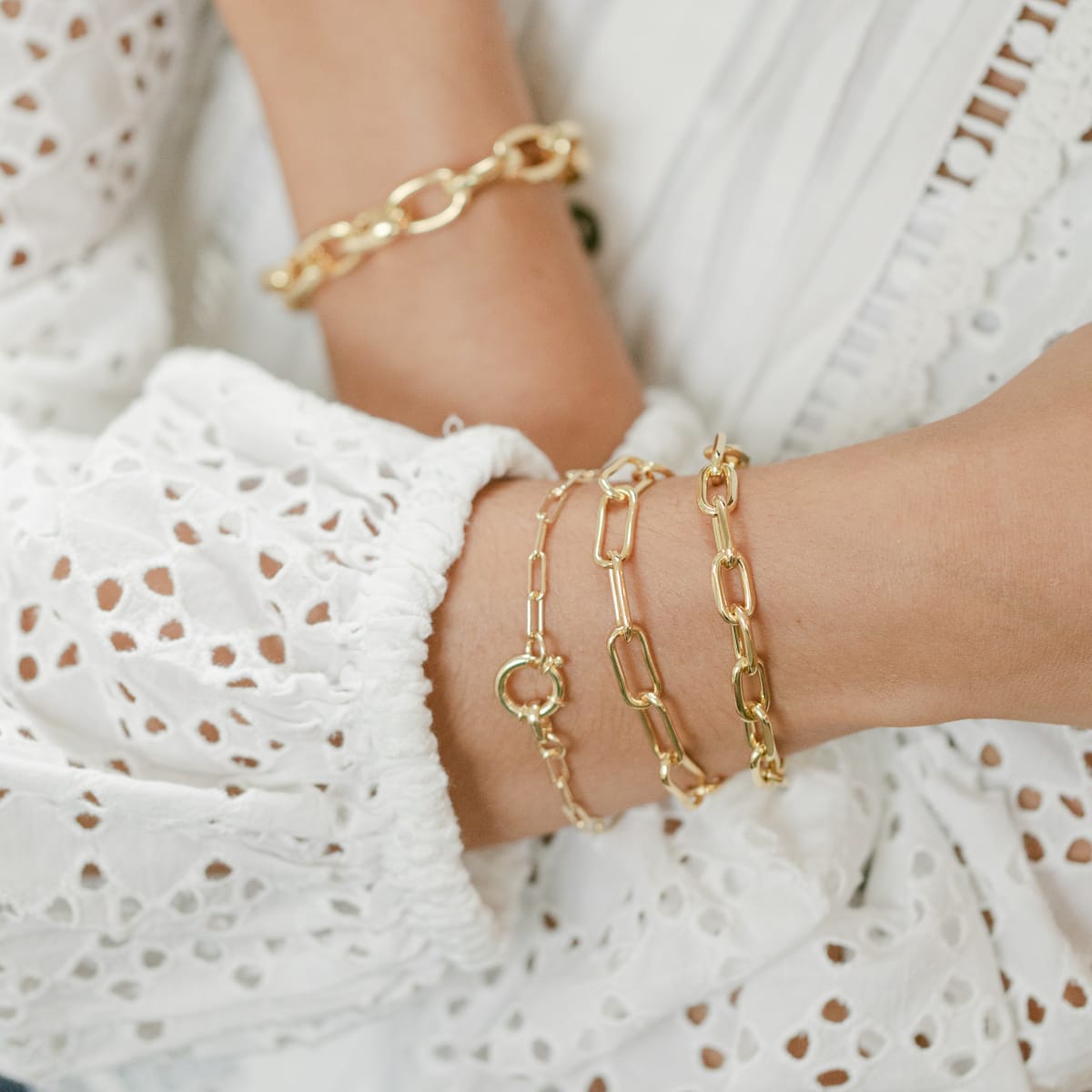 Gold Chain Bracelet - Bond - Lulu B Jewellery