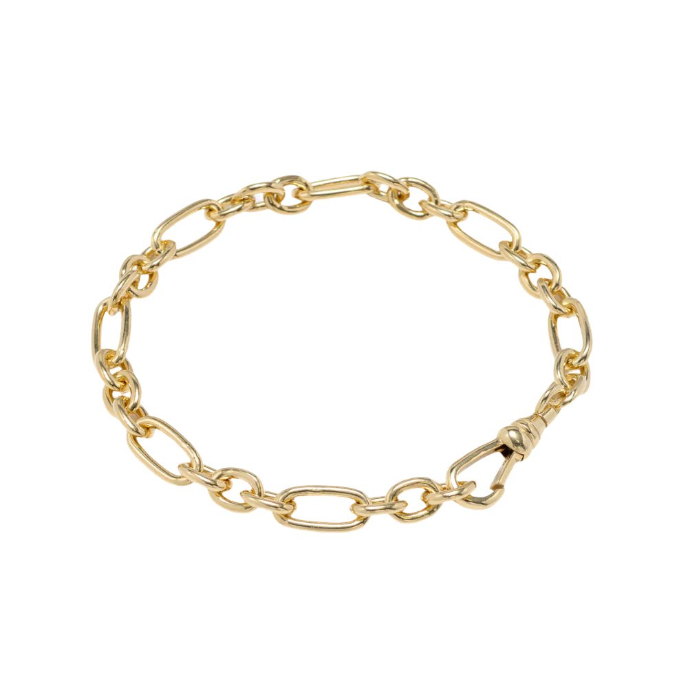 Gold Chain Bracelet - Fetter (7 or 7.5" chain available) - Lulu B Jewellery