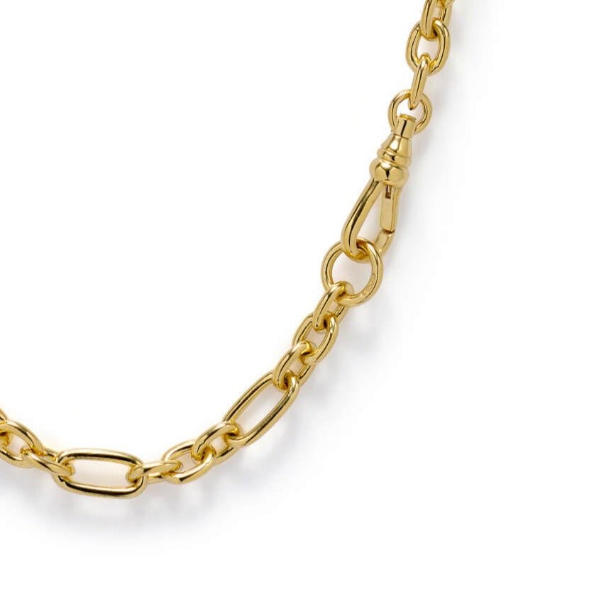 Gold Chain Necklace - Fetter (16", 18" or 20" available) - Lulu B Jewellery