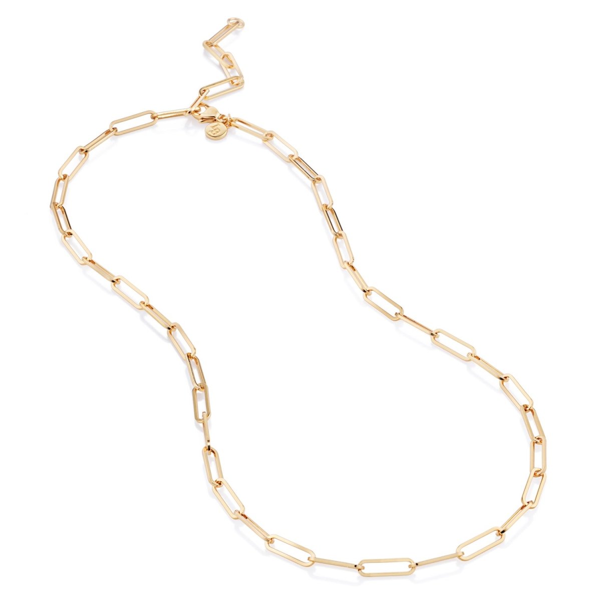 Paperclip Chain Gold Necklace - Lulu B London - Timeless Jewellery