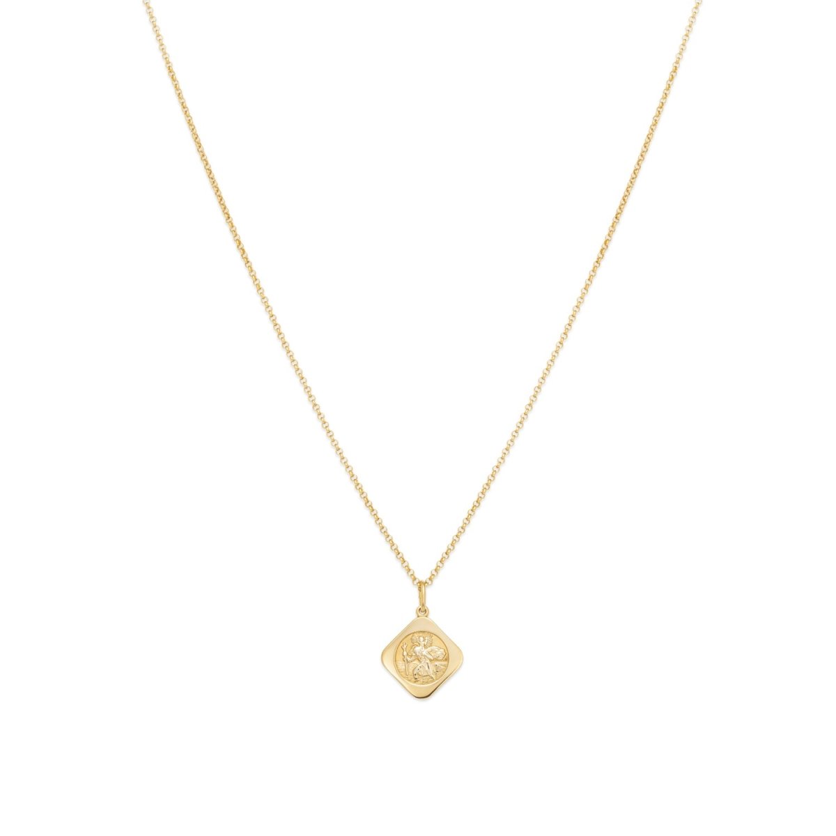 St Christopher Gold Necklace - Lulu B Jewellery