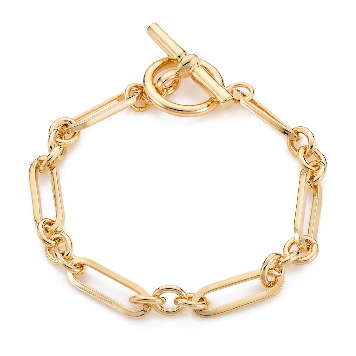 T-bar Chain Gold Bracelet - Lulu B London - Timeless Jewellery