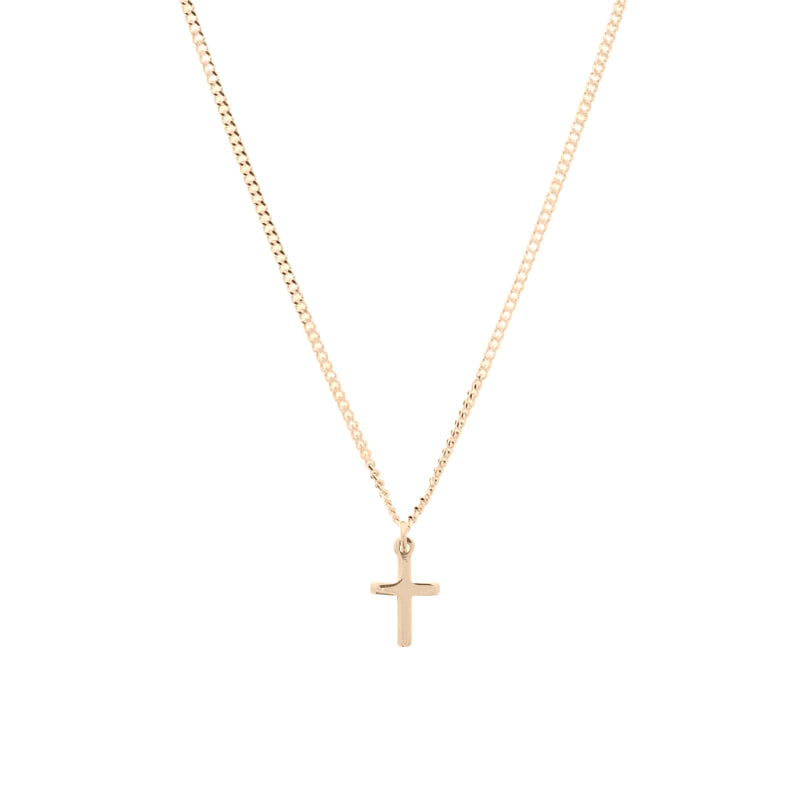 Gold Cross Necklace - Lulu B Jewellery