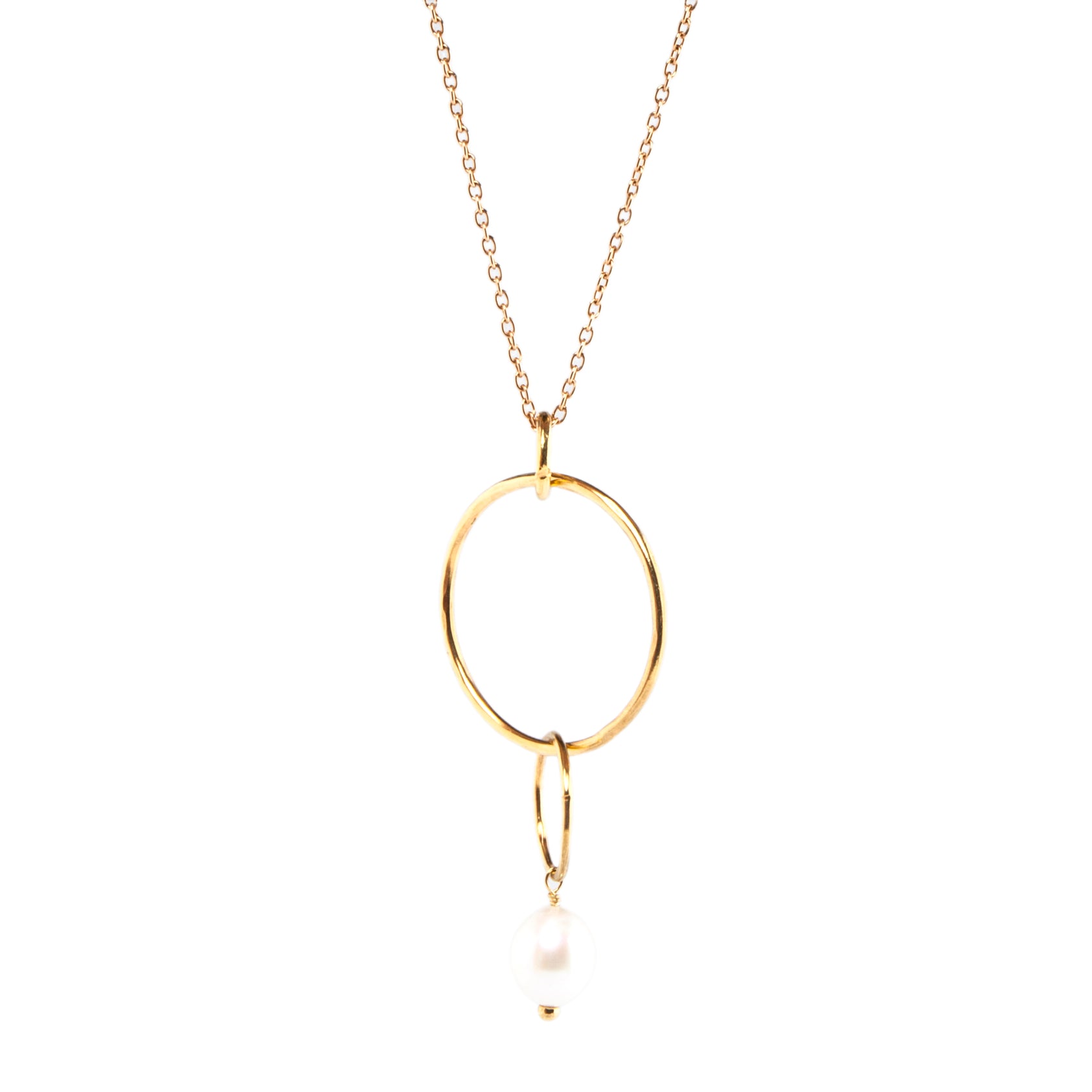 Freshwater Pearl Gold Pendant Necklace - Fairmile
