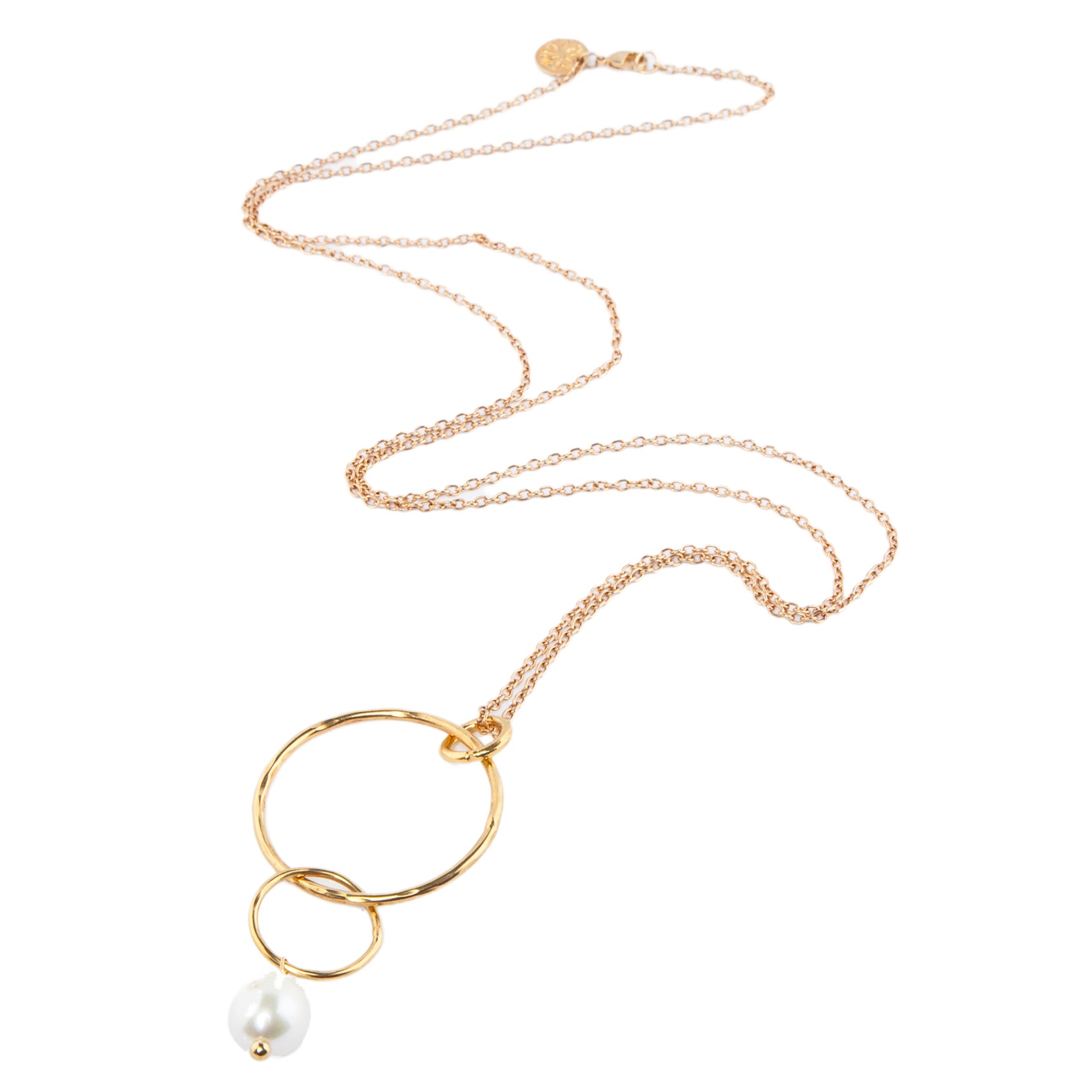 Freshwater Pearl Gold Pendant Necklace - Fairmile