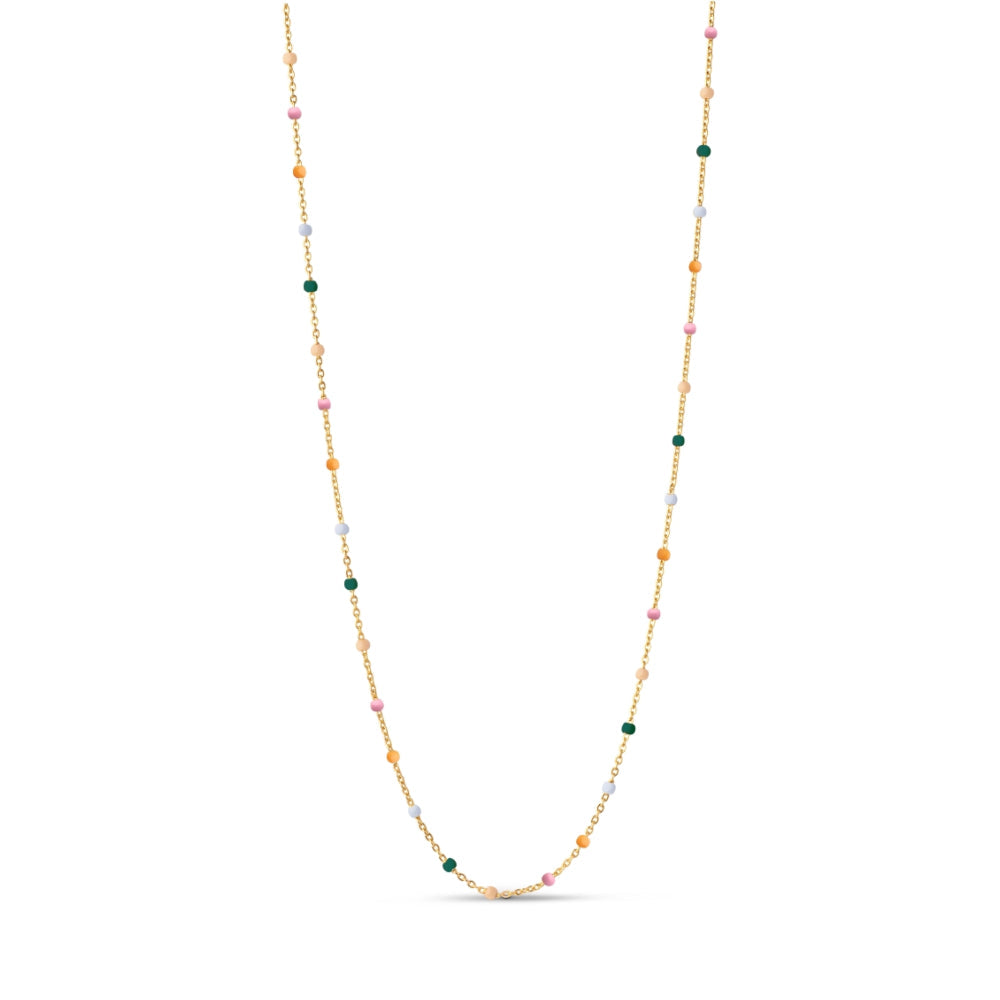 Gold Iris Necklace (Como) - Lulu B Jewellery