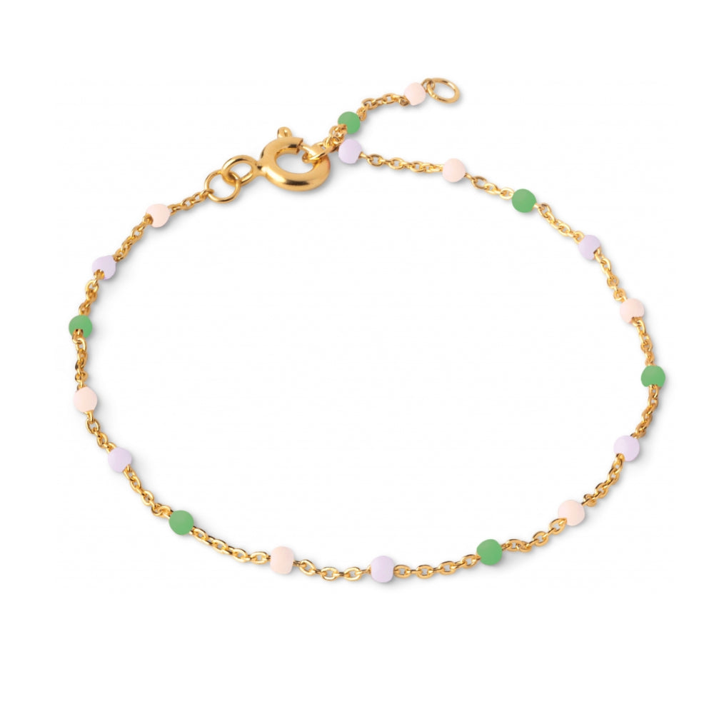 Gold Iris Bracelet (Mint) - Lulu B Jewellery