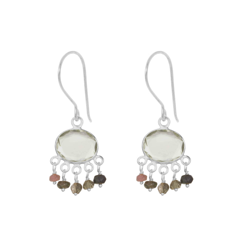 Silver Isla Drop Earrings - Lulu B Jewellery