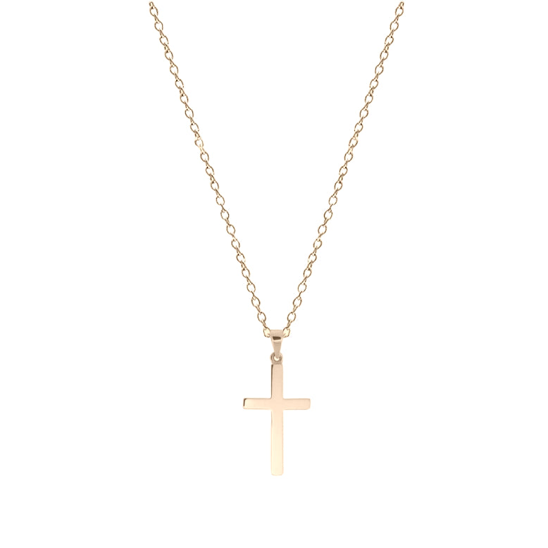 Gold Cross Necklace (Lulu B Jewellery)