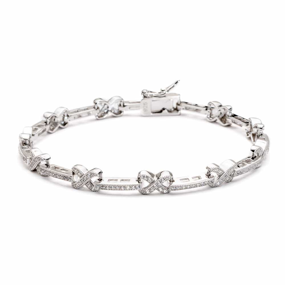 Silver Infinity Chain Bracelet - Lulu B Jewellery