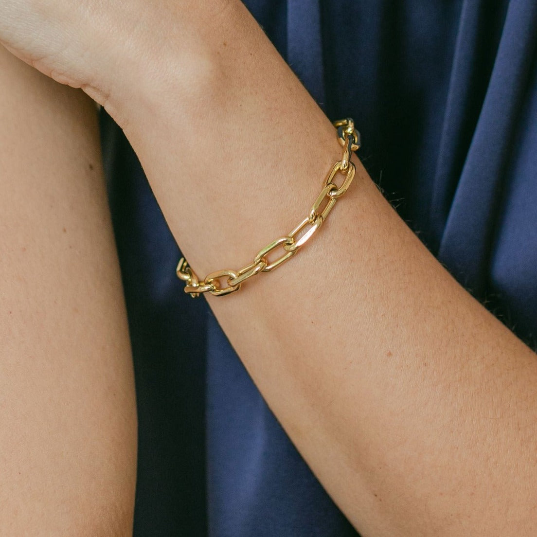 Gold Devonshire Chain Bracelet - Lulu B Jewellery